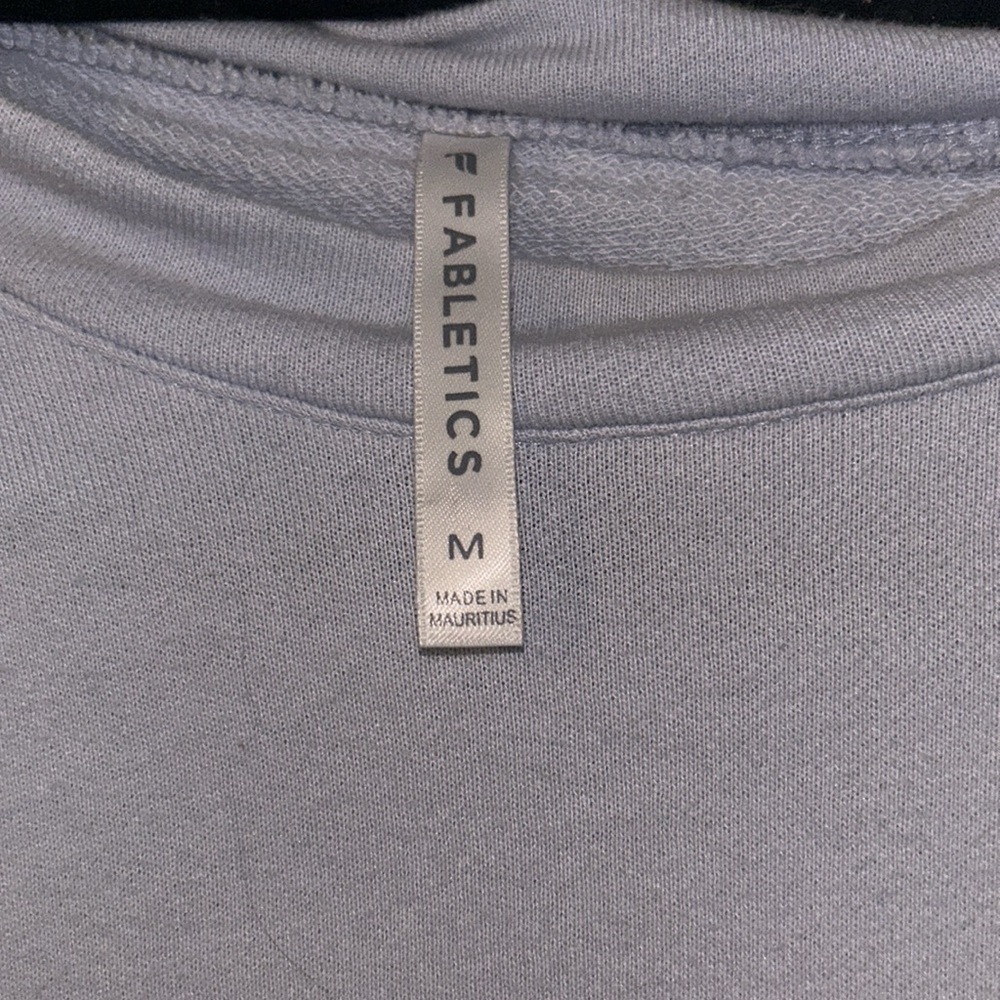 Light Blue Fabletics Sweatshirt - Picture 2 of 2